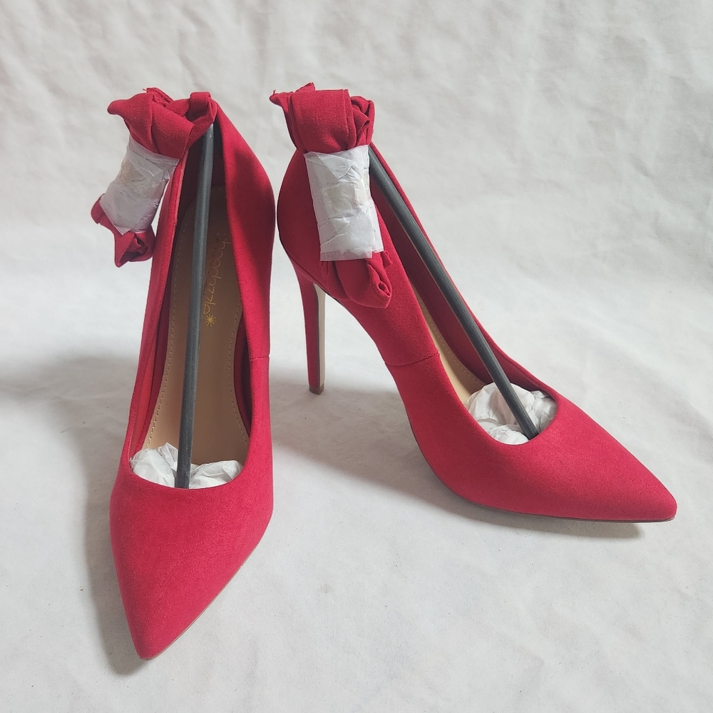 Shoe Dazzle Wilda Red Pumps Size 9.5